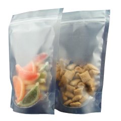 Пакет Дой-Пак 16*25(+4,5)см, PET/PE (прозрачный-матовый)