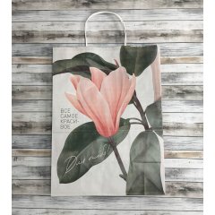 Крафт пакет с кручеными ручками, 35*26*15 (В*Ш*Г) см, 