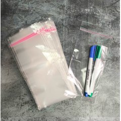 Пакет БОПП 10*17см, 25мкм, с клапаном и скотчем