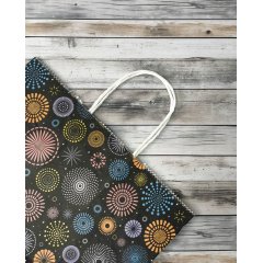 Крафт пакет с кручеными ручками, 25*22*12 (В*Ш*Г) см, 