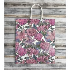 Крафт пакет с кручеными ручками, 25*22*12 (В*Ш*Г) см, 