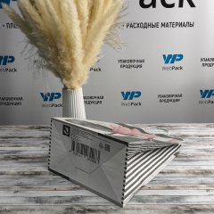 Крафт пакет с кручеными ручками, 35*26*15 (В*Ш*Г) см, 