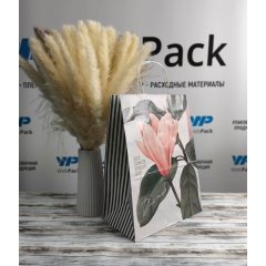 Крафт пакет с кручеными ручками, 35*26*15 (В*Ш*Г) см, 