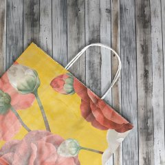 Крафт пакет с кручеными ручками, 35*26*15 (В*Ш*Г) см, 