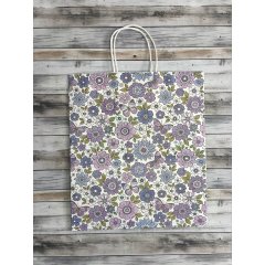 Крафт пакет с кручеными ручками, 25*22*12 (В*Ш*Г) см, 