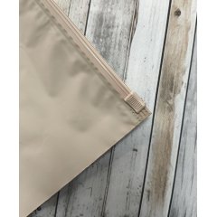 Пакет слайдер 20*30см, 70 мкм, EVA, бежевый матовый