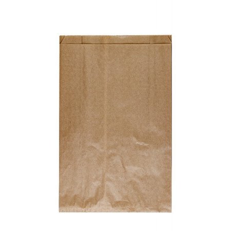 Крафт пакет с V-образным дном со складкой 10*5*30см, 40 г/м2 (бурый)