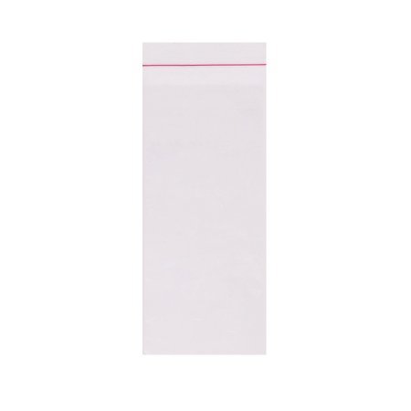 Полипропиленовые пакеты 8*15см(+5см), 25мкм, с клапаном и скотчем