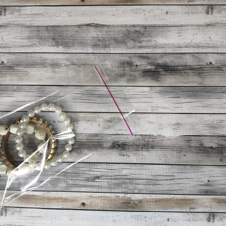 Пакет БОПП 9*12см, 25мкм, с клапаном и скотчем, 100 шт./уп.