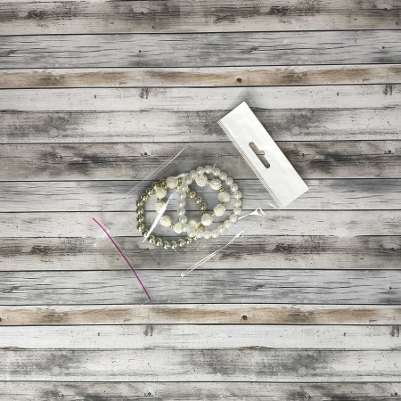 Полипропиленовый пакет 10*12см, 25мкм, с белым еврослотом, клапаном и скотчем