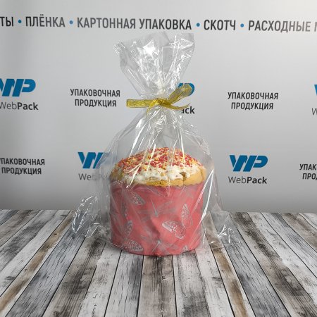 ПП Пакет с донной складкой 28см*35см(+5см), 25мкм, 100 шт./уп.