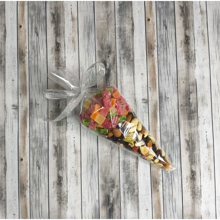 Пакет-Конус БОПП 20см(+0см)*30см, 30мкм , 100 шт./уп.