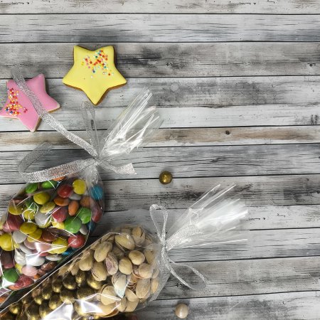 Пакет-Конус БОПП 20см(+0см)*35см, 30мкм , 100 шт./уп.