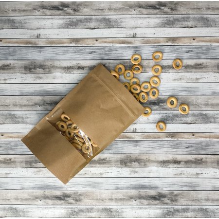 Пакет Дой-Пак 16*25(+4,5)см, Крафт (бурый), с окном 4см