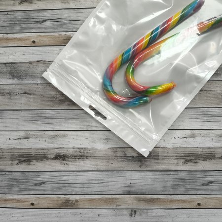 Пакет трехшовные 18*26см, 62 мкм, ПЭТ/ПЭ (бел+прозр), зип-лок, европодвес