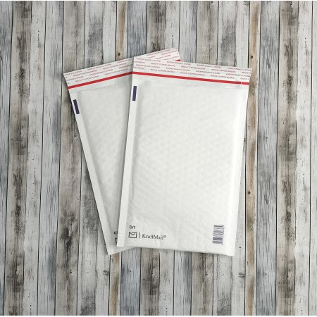 Пакет ВПП из крафт-бумаги 20*27см, с клапаном и скотчем, белый, D/1