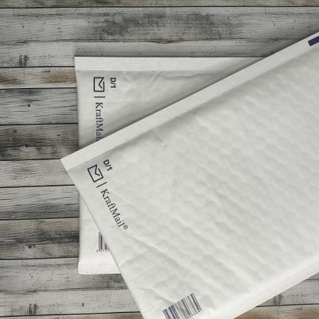 Пакет ВПП из крафт-бумаги 20*27см, с клапаном и скотчем, белый, D/1