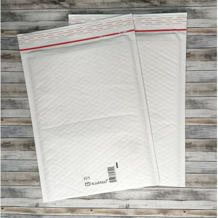 Пакет ВПП из крафт-бумаги 29*37см, с клапаном и скотчем, белый, Н/5