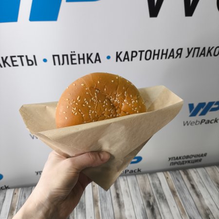 Крафт пакет уголок без складки 17,5*17,5см, 40г/м2 (бежевый) (2500 в кор.)