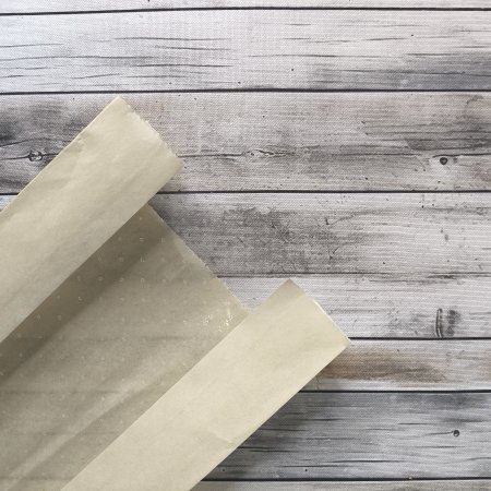 Крафт пакет с V-образным дном с окном 11(5)*4*26см, 40 г/м2 (бежевый)