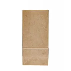 Крафт-пакет с прямоугольным дном 12×8×25 см, 70 г/м², бурый - фото 3