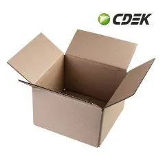 Гофрокороб 20×19×13 см, Т-23, бурый