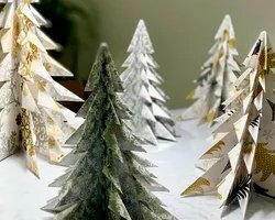 Ёлка из картона: простая и стильная альтернатива