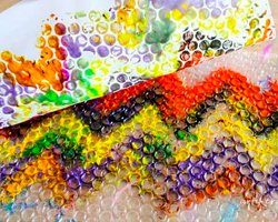 Поделки для детей из пузырчатой пленки